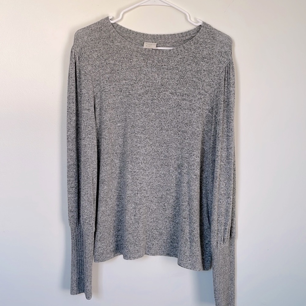 a new day grey sweater
